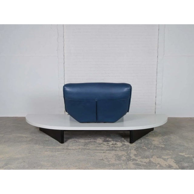 Mid-Century Blue Veranda Sofa by Vico Magistretti for Cassina, 1970s For Sale - Image 6 of 10