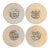 1950s Wedgwood Etruria Plates Savannah, G. A. Collection for Levy Jewelers - Set of 4 For Sale