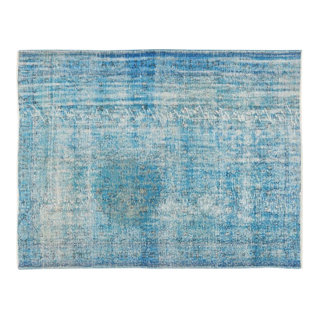 Vintage Turkish Anatolian Hand Knotted Wool Rug, 6'3"x8'5" For Sale