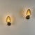An elegant and highly decorative pair of wall sconces, model v-220, designed by hans-agne jakobsson and produced by ab...