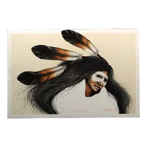 Frank Howell "Teton Dancer" Lithograph Unframed Hand Signed