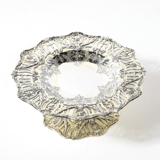 This stunning Aesthetic Movement sterling silver taza, crafted by the esteemed Hardy & Hayes Co., American, circa 1900, is...
