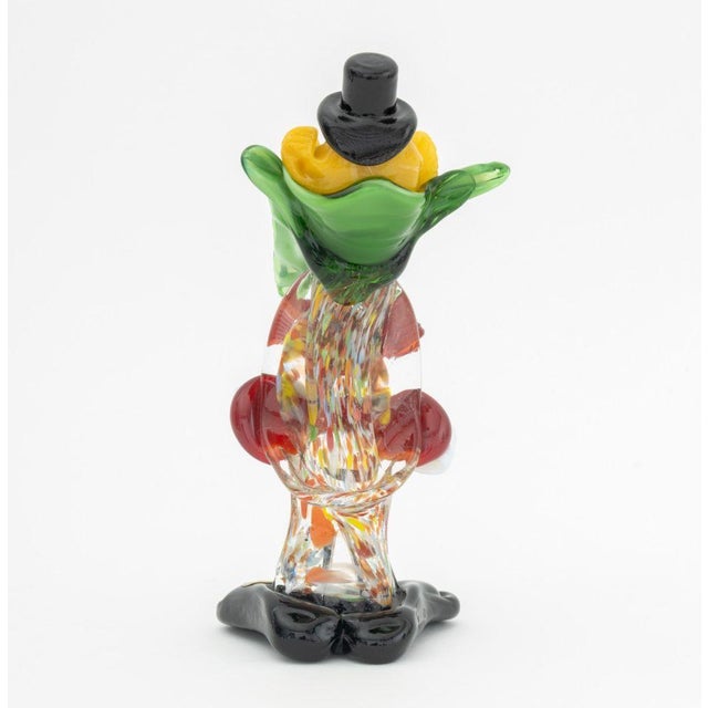 Murano Art Glass Clown Sculptures, 2 For Sale - Image 14 of 17