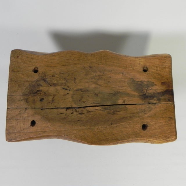 Vintage Oak Tree Trunk Stool, 1960s For Sale - Image 12 of 14