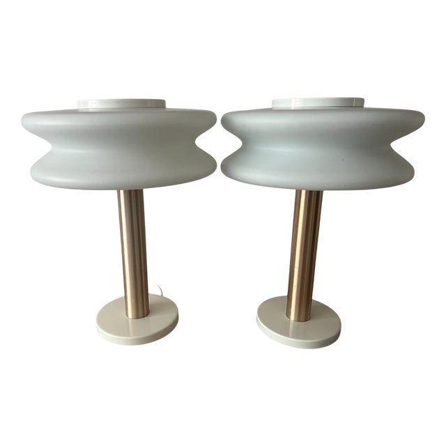 Vintage Table Lamps from Aka Electric, 1960s, Set of 2 For Sale