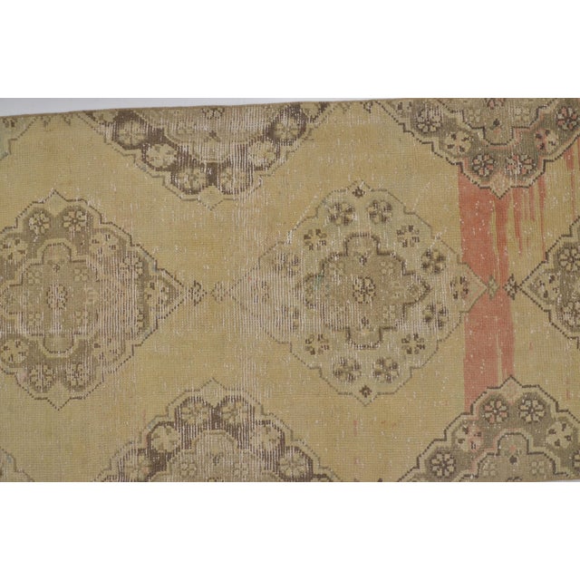 Textile Vintage Handknotted Hallway Runner Rug For Sale - Image 7 of 10