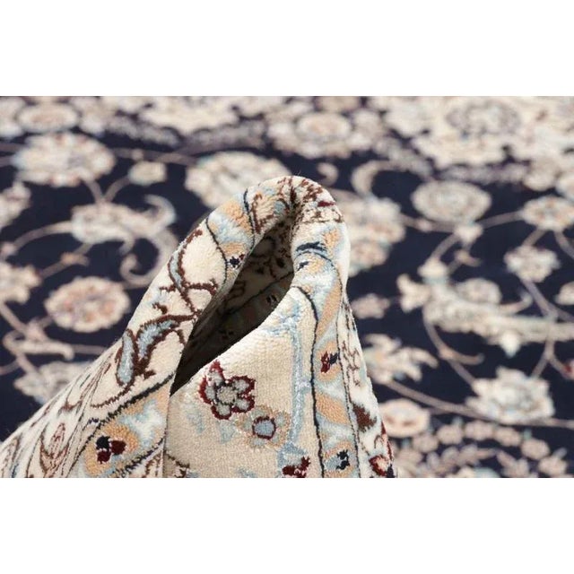 Nain Rug with Floral Design For Sale - Image 10 of 11