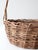Vintage Wicker Basket With Handle For Sale - Image 6 of 11