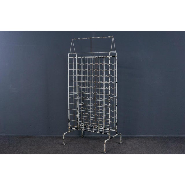 Mid-Century Steel Wine Rack For Sale - Image 5 of 13