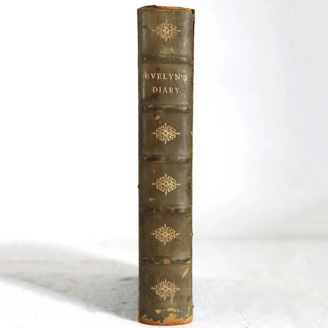 Late 19th Century Memoirs of John Evelyn Esq. F.R.S. His Diary by William Bray Leather Book For Sale In Denver - Image 6 of 10