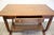 Mission Antique Arts & Crafts Oak Library Table With Lyre-Form Supports & Bookshelf, C 1910–1920 For Sale - Image 3 of 9