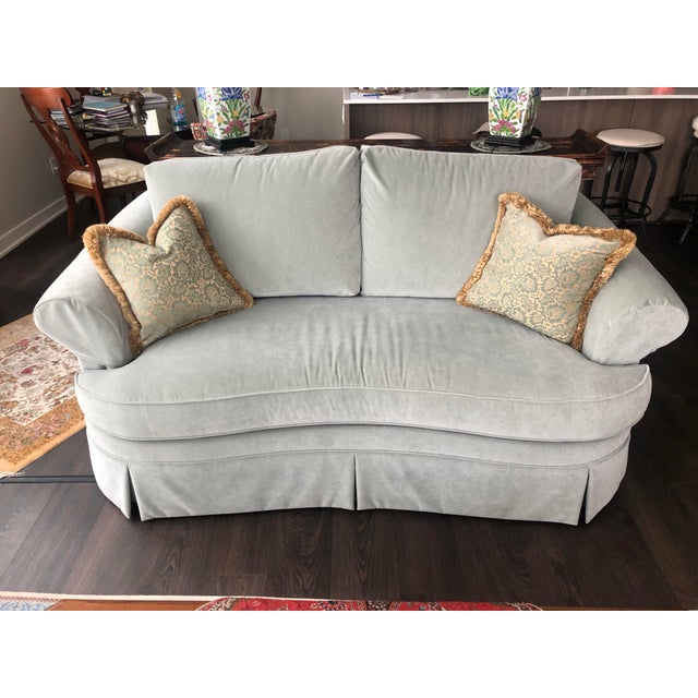 2010s Ethan Allen Paris Loveseat With Cushions For Sale - Image 5 of 9