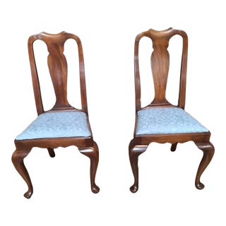 Henkel Harris Mahogany Queen Style Style Side Dining Chairs #29 Finish - a Pair For Sale
