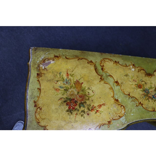 Italian Italian Paint-Decorated Vanity by Ny Galleries For Sale - Image 3 of 17