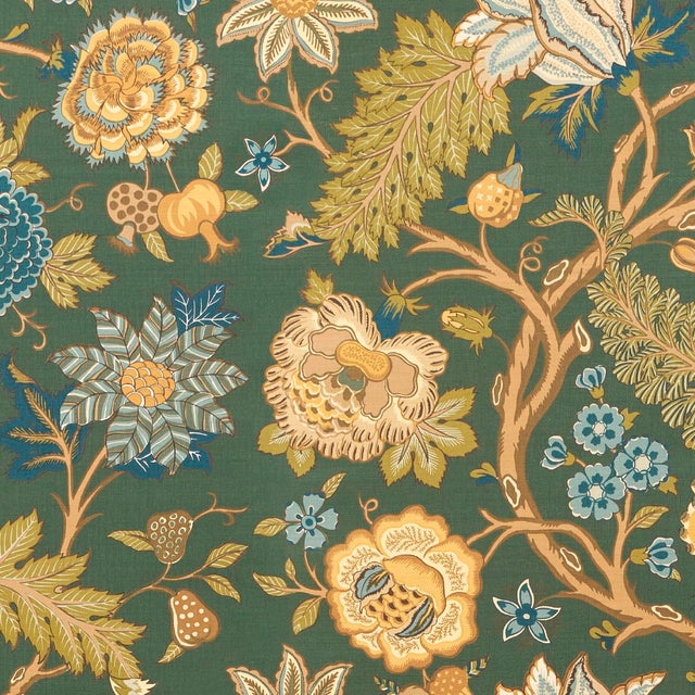 Contemporary SAMPLE - Schumacher Darsy Tree Of Life Sisal Panel Set In Juniper For Sale - Image 3 of 4