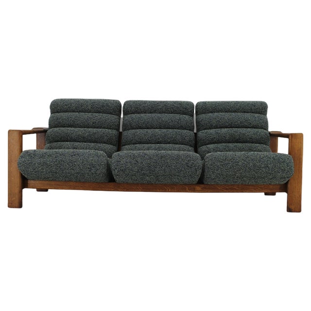 Oak Sofa, Finland, 1960s For Sale