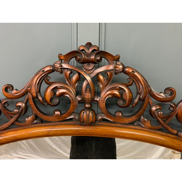 Mid 19th Century Large Victorian Burr Walnut Mirror Back Chiffnoier, London, 1855 For Sale - Image 5 of 18