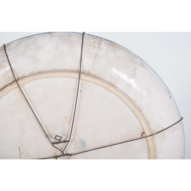 Ceramic Large Portuguese Earthenware Plate from Sant'Anna, 1950s For Sale - Image 7 of 9