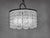 Mid-Century Glass and Chrome Chandelier, 1960s For Sale - Image 8 of 10