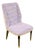 Light Patterned Fabric Armchair with Wooden Legs and Tips For Sale
