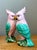 Vintage Ceramic Parrot Figurines - Pair For Sale - Image 11 of 12