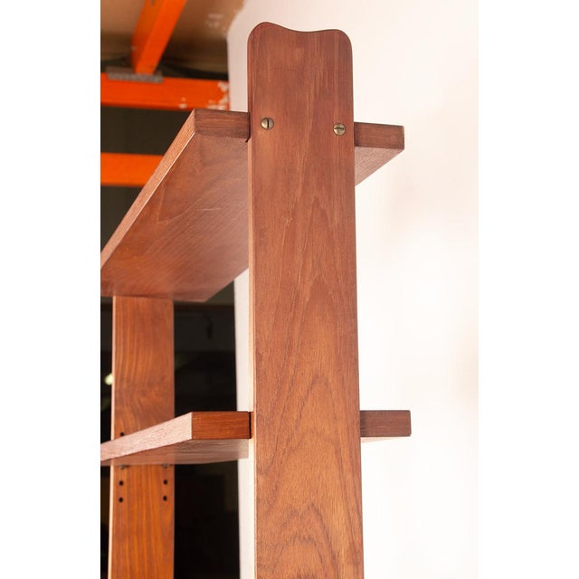 Large Danish Mobile and Modular Shelf in Teak by H. Brockmann Petersen, 1960s For Sale - Image 15 of 17