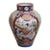 Late 19th Century Oversized Oriental Imari Vase With Landscape Panels For Sale