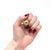 Mid-Century Modern Vintage 14k Gold Brite-Cut Locket Pendant or Charm For Sale - Image 3 of 16