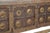 Console Table constructed from Antique Indian Carved Elements and Reclaimed Wood, the front facade made from an antique...