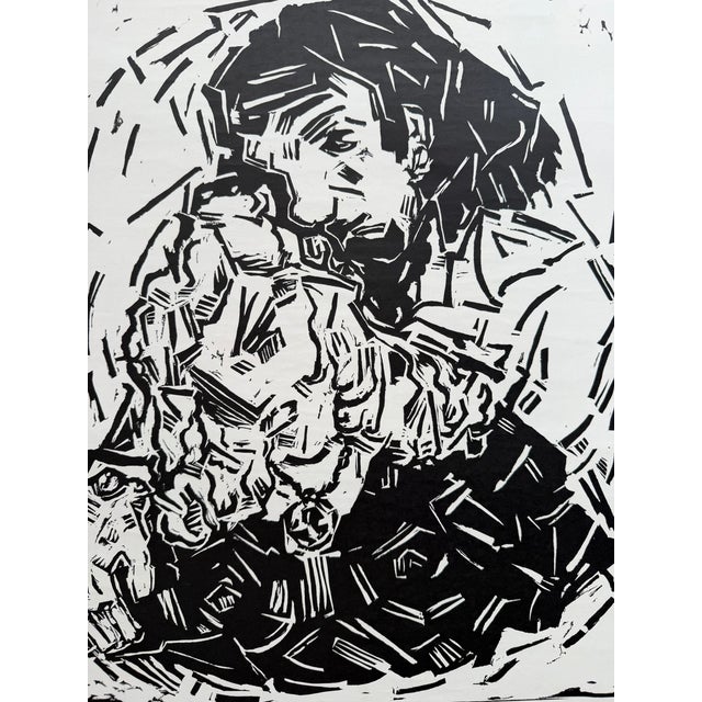Heinrich Richter (1920–2007), Pärchen, Galerie Nierendorf Berlin, 1974, Vintage Exhibition Poster, Printed in Germany For Sale - Image 10 of 10