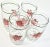 Glass Nostalgic Sleigh Tumblers- Set of Four For Sale - Image 7 of 9