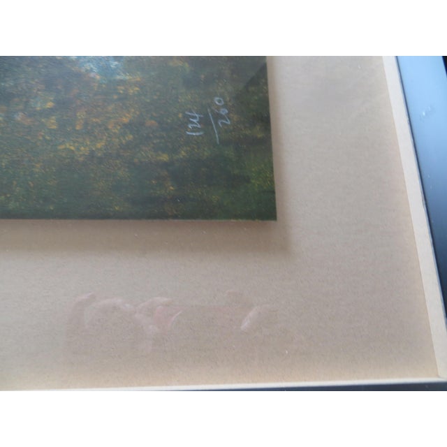 Abstract Original Lithograph 124/260 Signed Hoi Lebadang (1921-2015), Framed For Sale - Image 3 of 6