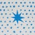 Schumacher Schumacher x Molly Mahon Spot & Star Wallpaper in Blue For Sale - Image 4 of 6