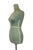 Vintage Singer tailor's mannequin with metal tripod. Stunning green vintage tailor's mannequin from the 1960s, extendable...
