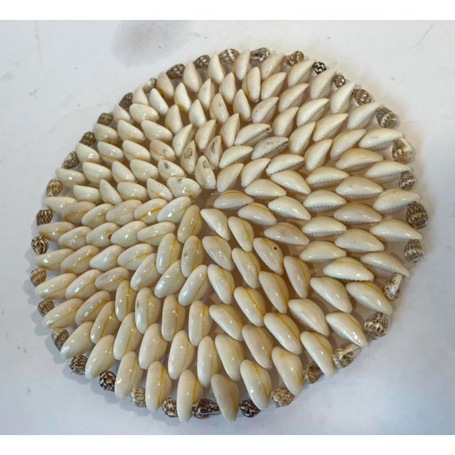 Coastal Vintage Sea Shell Trivet For Sale - Image 3 of 4
