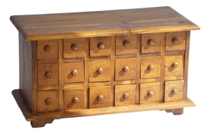 Small Vintage Apothecary Cabinet in Wood, 1960s