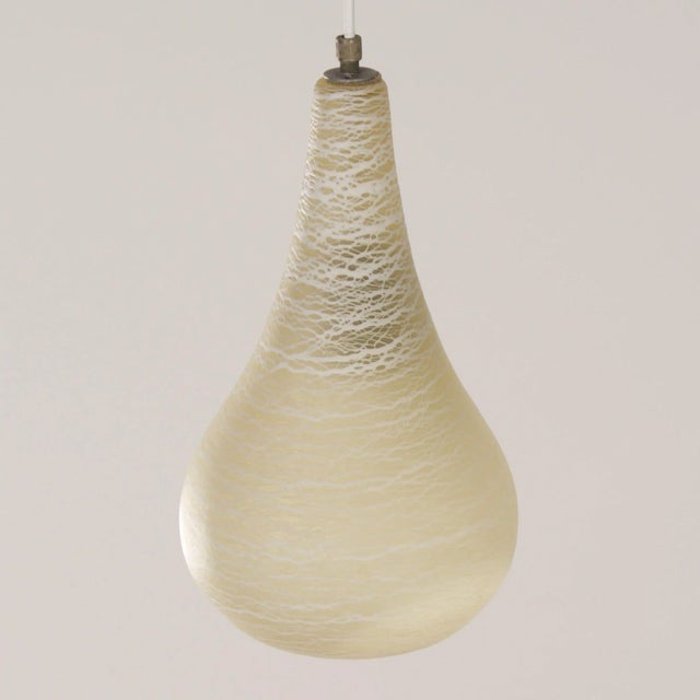 Glass Satin Glass NB 99 E/00 Pendant Lamp from Philips, 1958 For Sale - Image 7 of 12
