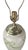 1980s Vintage Wildwood Crackle Glaze Ceramic Urn Table Lamp With Ribbon Swag Motif For Sale - Image 5 of 10