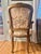 French Late 20th Century Italian Louis XV Style Armchair With Carved Wood Polychrome Finish and Custom Upholstery For Sale - Image 3 of 15