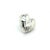 1990s Tiffany & Co. Estate Large Puffed Heart Brooch Pin Silver For Sale - Image 4 of 6