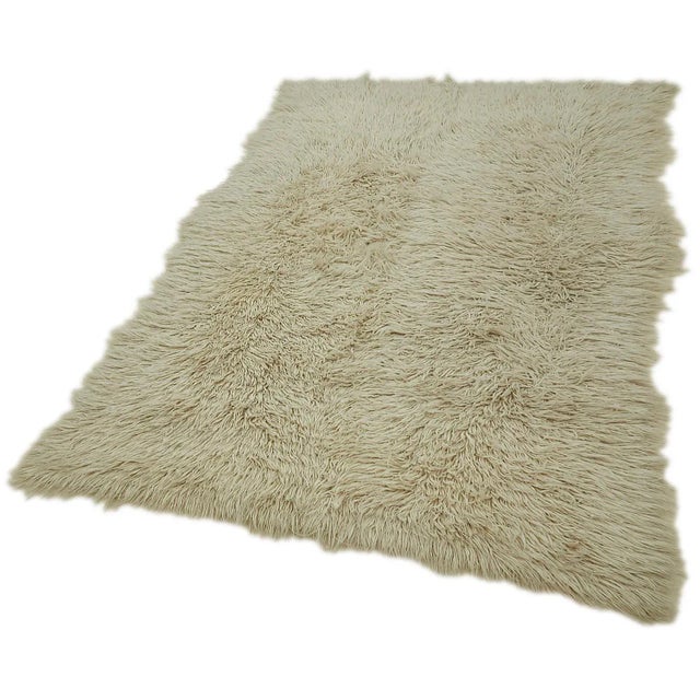 Vintage Tulu Rug in Cotton & Wool For Sale - Image 3 of 7