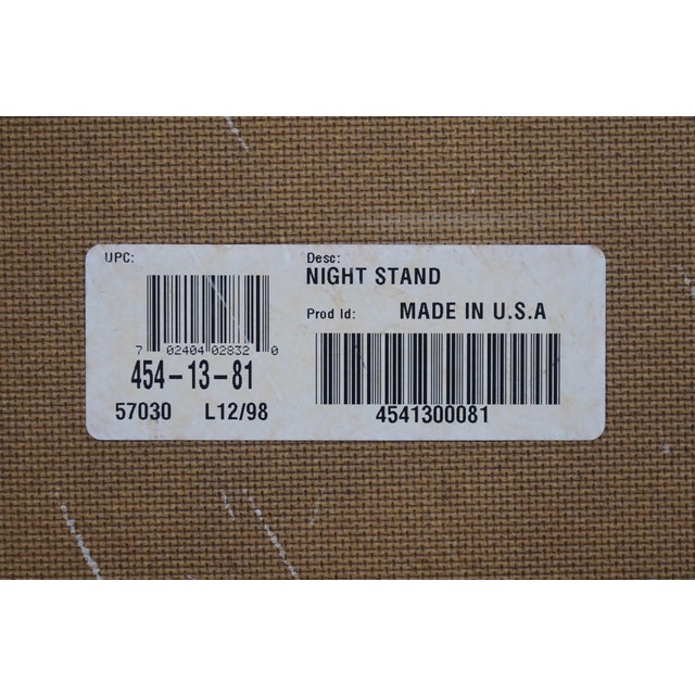 Pair Neoclassical Satinwood Finish 2 Door Nightstands For Sale - Image 18 of 18