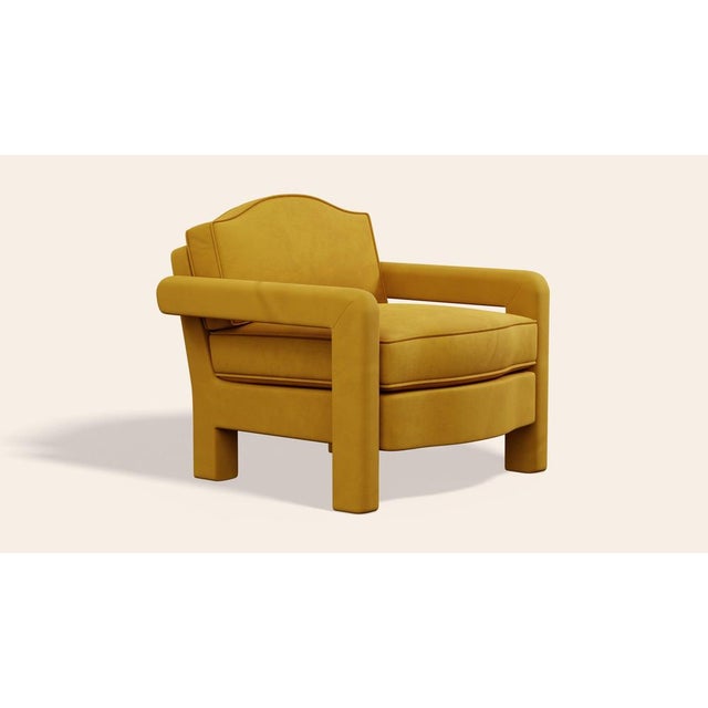 Our Elio armchair is inspired by both modern and traditional silhouettes. We wanted to design a shape that exposes the key...