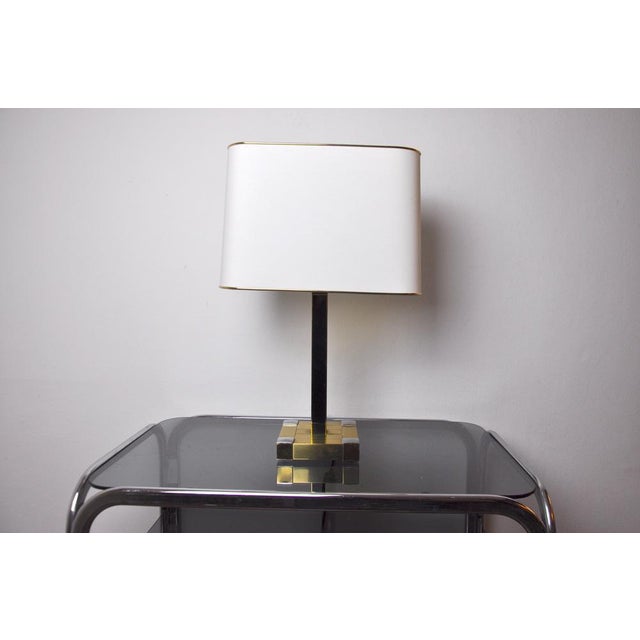 Hollywood Regency Regency Table Lamp attributed to Bd Lumica, Italy, 1970s For Sale - Image 3 of 10