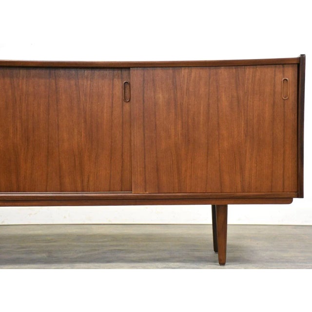 Danish Modern Teak Sideboard Credenza For Sale - Image 10 of 10