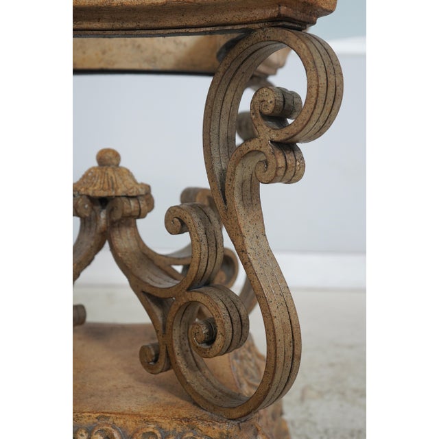 Ello Ello Round Glass Top Pedestal Table For Sale - Image 4 of 14