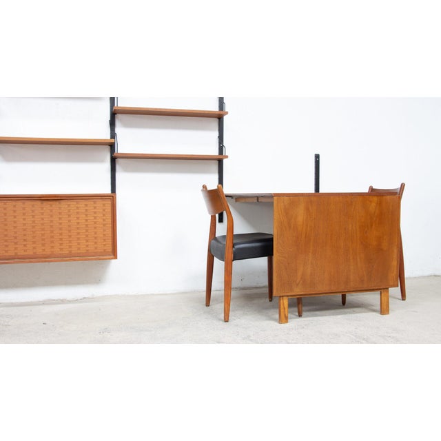 Vintage Royal System Bookcase with Drop-Leaf Table by Poul Cadovius, 1950s For Sale - Image 6 of 13