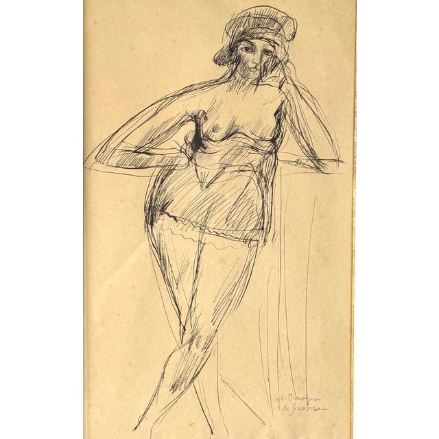 French Early 20th Century French Lithograph by Andre Albert Dunoyer De Segonzac (1884-1974) For Sale - Image 3 of 8