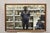 Vintage Mid Century Modern Sculpted Walnut Rectangular Modernist Wall Mirror For Sale - Image 10 of 10