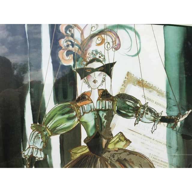 Jutta Ritter Scherer, Modern Ballerina Puppet, 1980s, Lithograph For Sale - Image 6 of 9